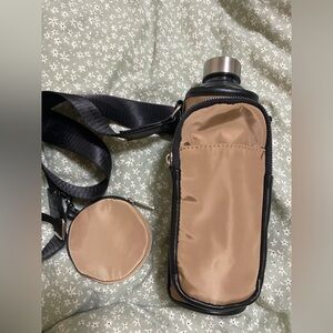 Water bottle with carrier bag